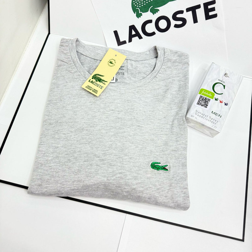 COMBO CAMISETA LACOSTE X 2 + PERFUME
