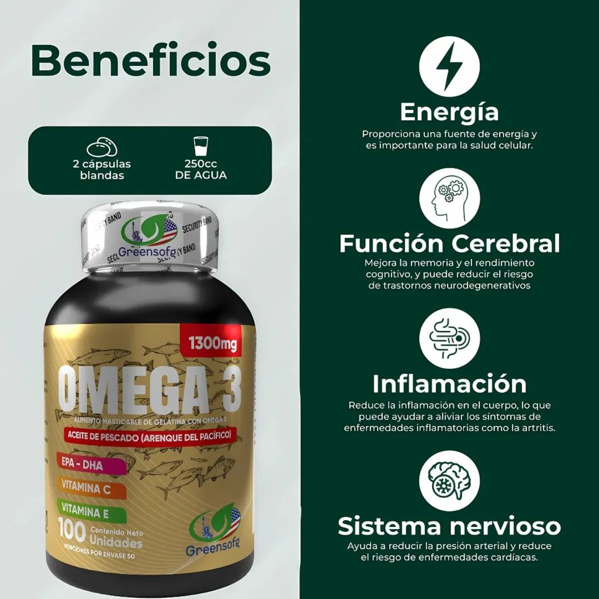 COMBO OMEGA 3 INVIMA SOFTGELS X 2 UND