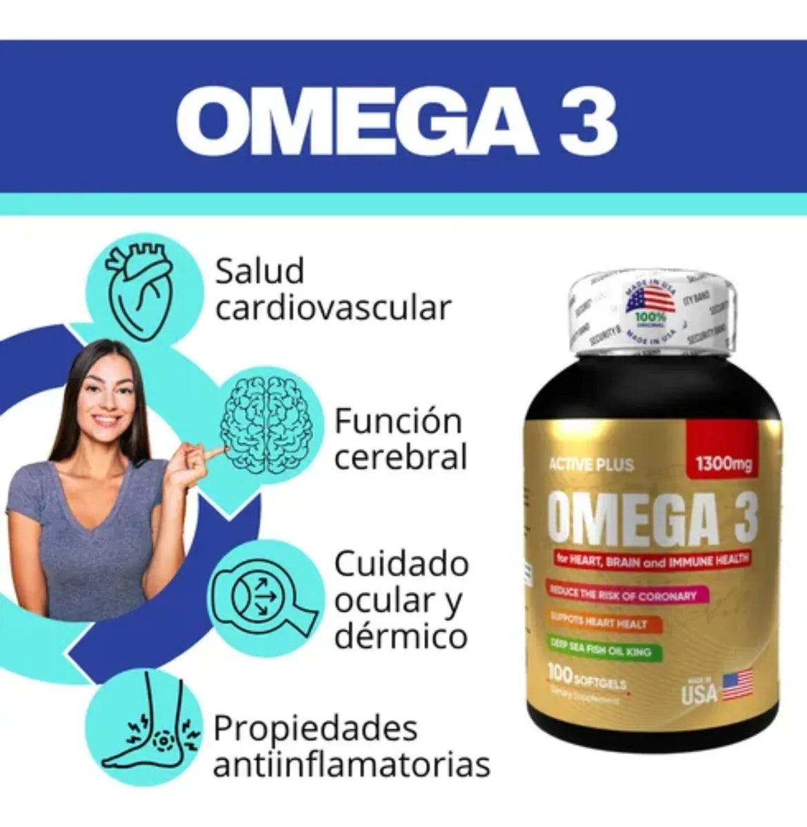 COMBO OMEGA 3 INVIMA SOFTGELS X 2 UND